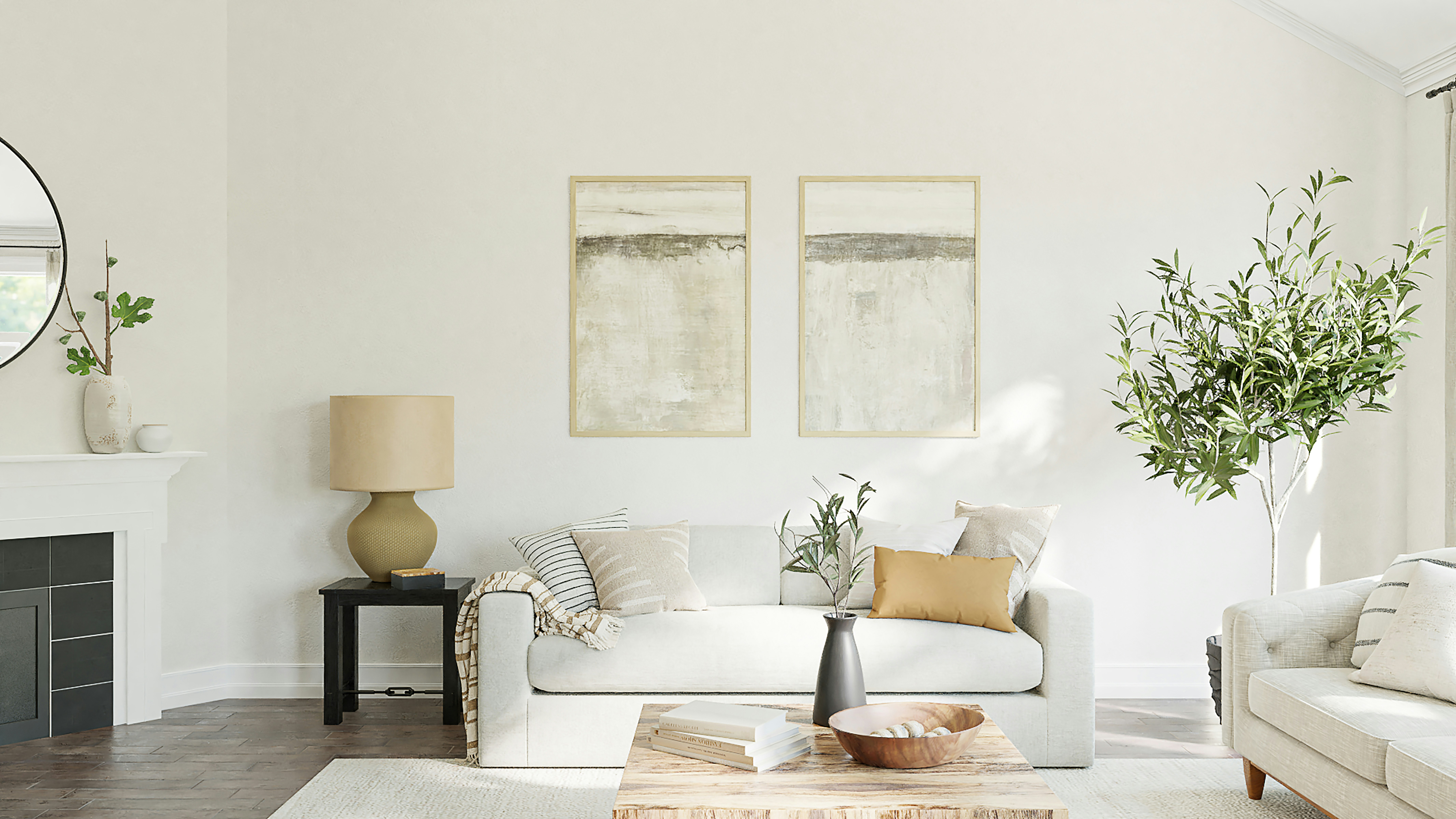 Intérieur résidentiel lumineux